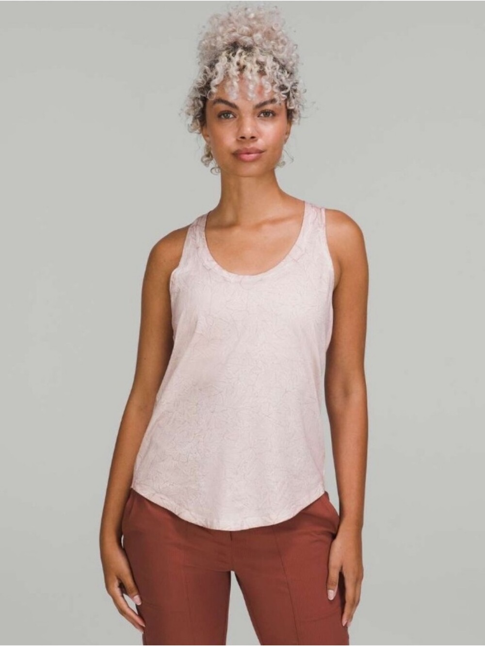 Lululemon Love Tank Top Summit Wash Smoky Topaz Size 2